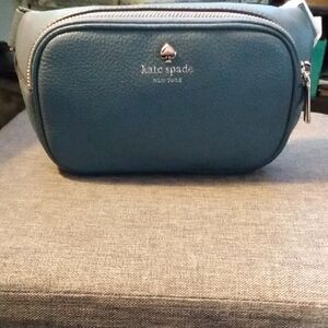 NWT Kate Spade Pebbled Leather Bluestone Crossbody/Belt Bag